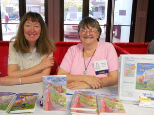 Rebecca & Pam at signing table